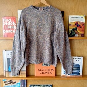 Banana Republic vintage 90's blue pastel speckled cotton sweater